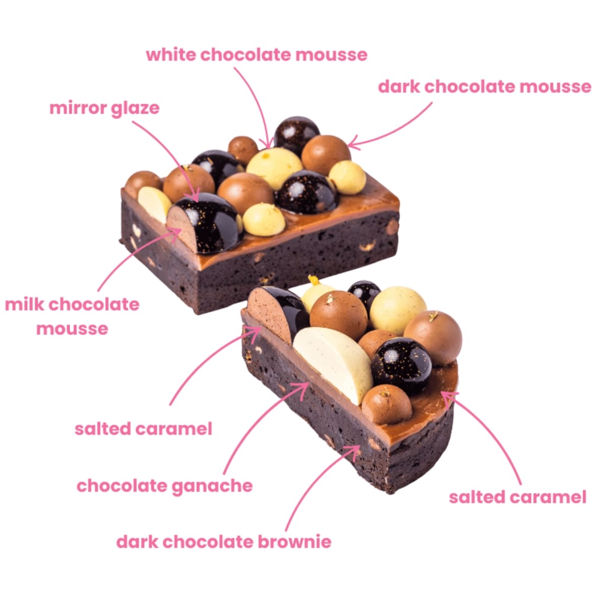 Triple Mousse Brownie - Image 2