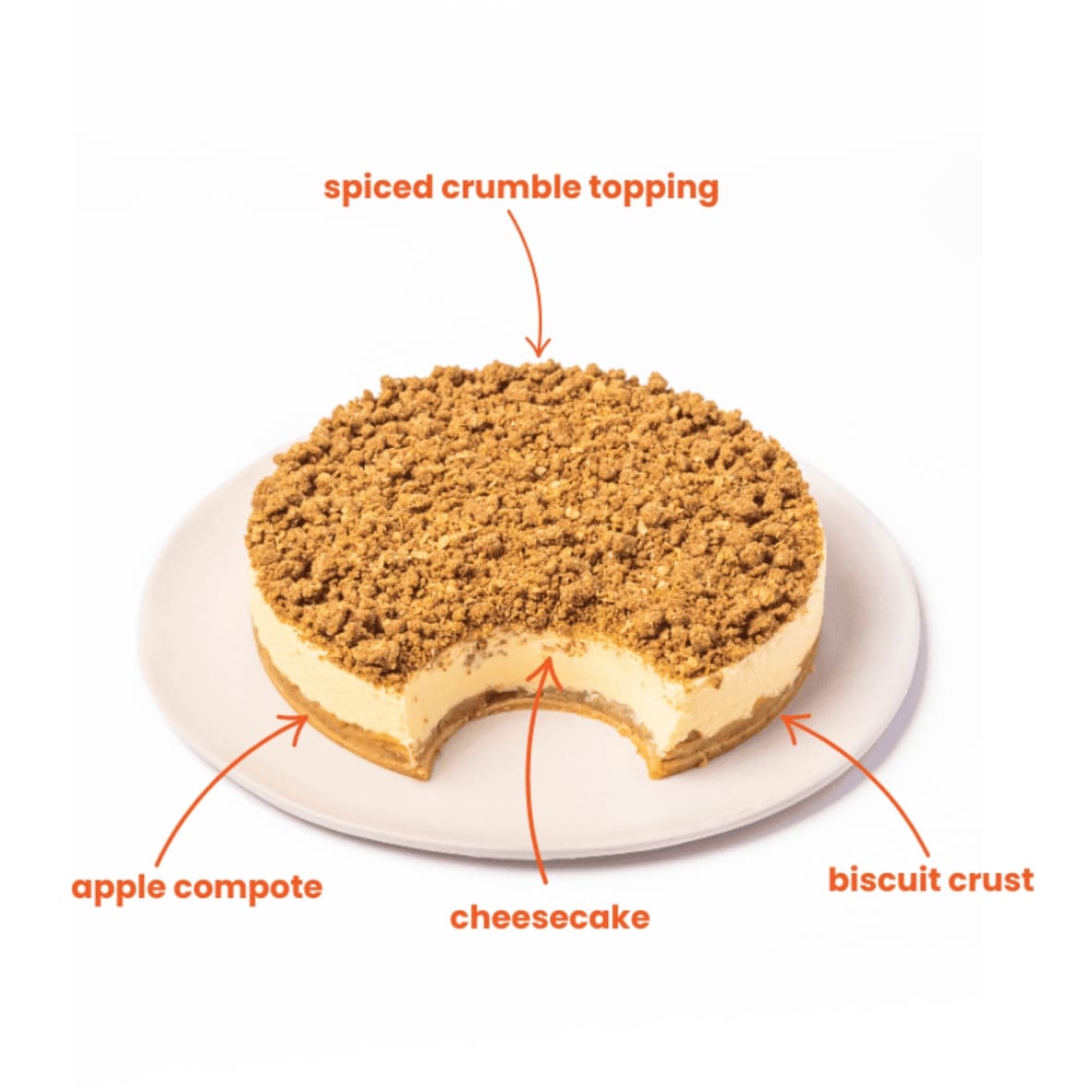 Spiced Apple Crumble Cheesecake - Image 2